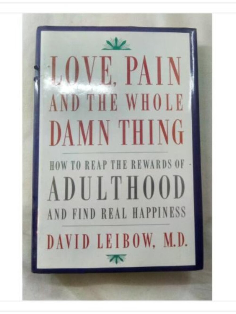 Love, Pain and the Whole Damn Thing: How to Reap the Rewards of Adulthood and F